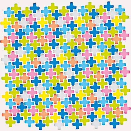 Multicolored dot background point illustrationのイラスト素材