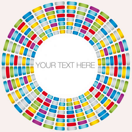 Multicolored dot background point illustrationのイラスト素材