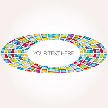 multicolored dot background  point illustrationのイラスト素材