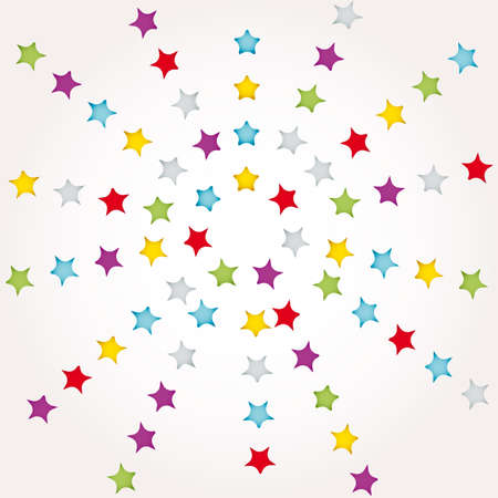 multicolored dot background point illustrationのイラスト素材