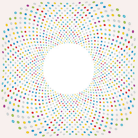 Multicolored dot backgroundのイラスト素材