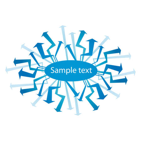 Arrows background abstractのイラスト素材