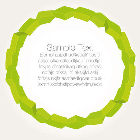 3d composition of cubes  illustrationのイラスト素材