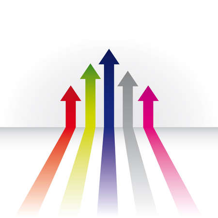 Arrows background abstractのイラスト素材