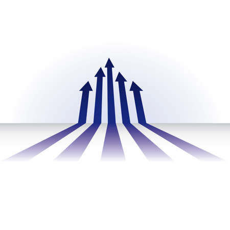 Arrows background abstractのイラスト素材