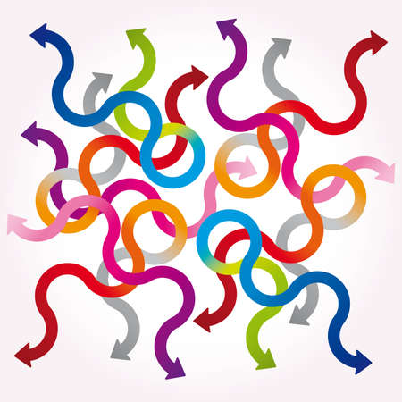 Arrows background abstractのイラスト素材