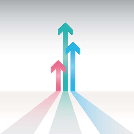 Arrows background abstract