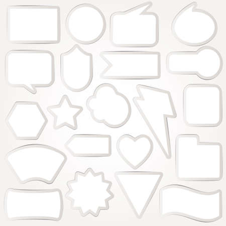 Speech bubbles vector setのイラスト素材