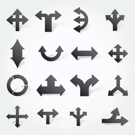 arrows setのイラスト素材