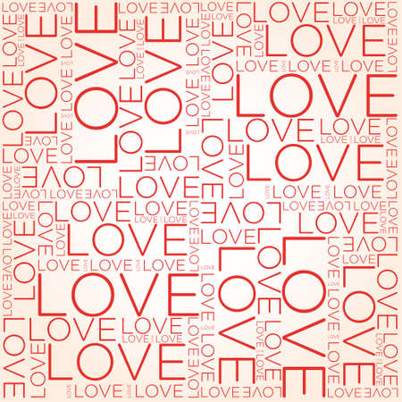 Love word collageのイラスト素材