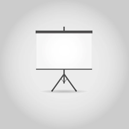 Blank projection screen with copy-spaceのイラスト素材