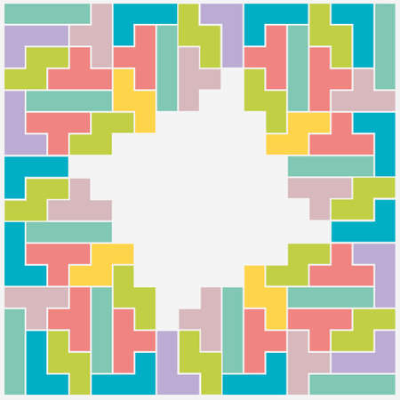 Pattern mosaic tiles textureのイラスト素材