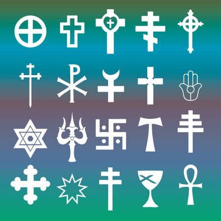 Religious symbols in Septemberのイラスト素材