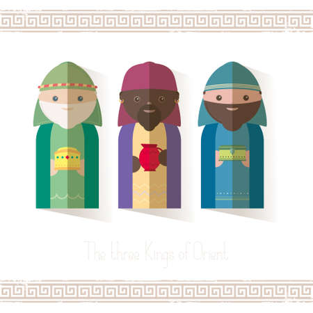 The Three Kings of Orient wisemenのイラスト素材