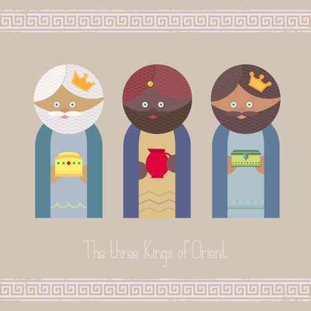 The Three Kings of Orient wisemenのイラスト素材