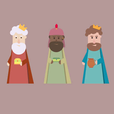 The Three Kings of Orient wisemenのイラスト素材