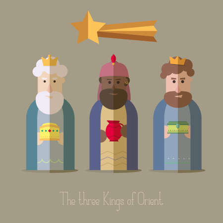 The Three Kings of Orient wisemenのイラスト素材