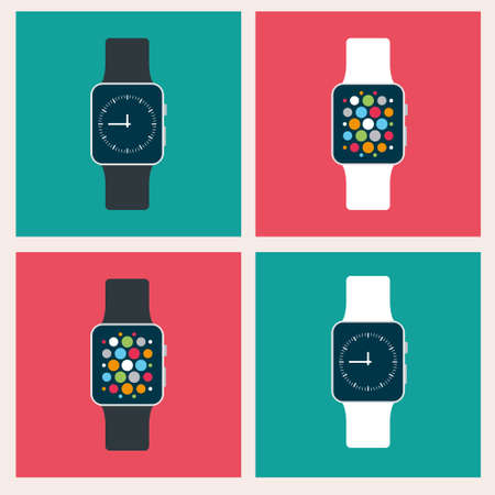 Smart watchのイラスト素材