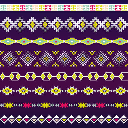 Seamless pattern.  illustration for tribal design. Ethnic motif.