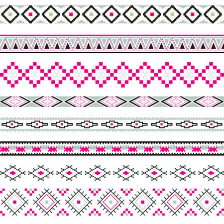 Seamless pattern. illustration for tribal design. Ethnic motif.
