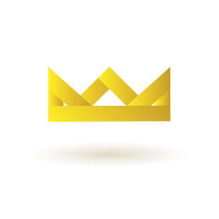 Crown king icon symbol vectorのイラスト素材