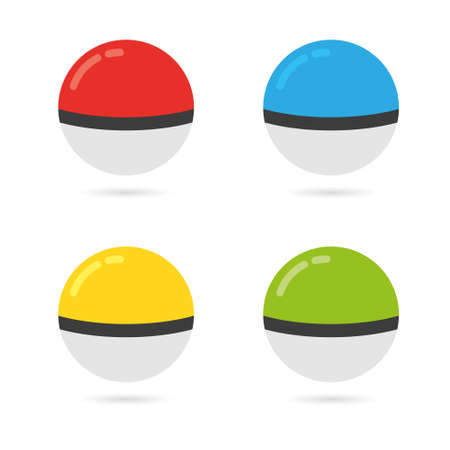 Game Balls Set to Play In The Team. vector Illustrationのイラスト素材