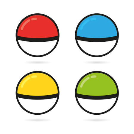 Game Balls Set to Play In The Team. vector Illustrationのイラスト素材