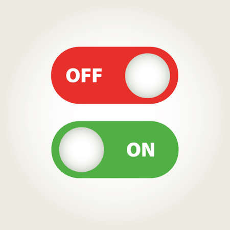 Toggle switch iconのイラスト素材