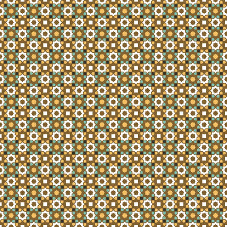 Arabic pattern seamless vector abstract backgroundのイラスト素材