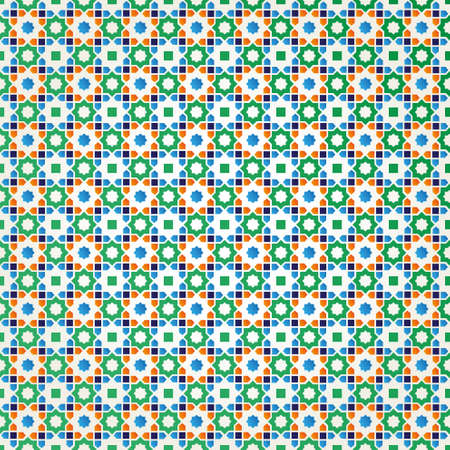 Arabic Islamic geometric background vector ornament design