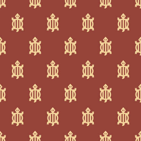 Adinkra west african symbols textile pattern vector illustrationのイラスト素材