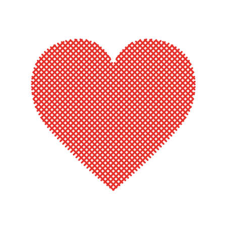 Heart modern with editable lineのイラスト素材