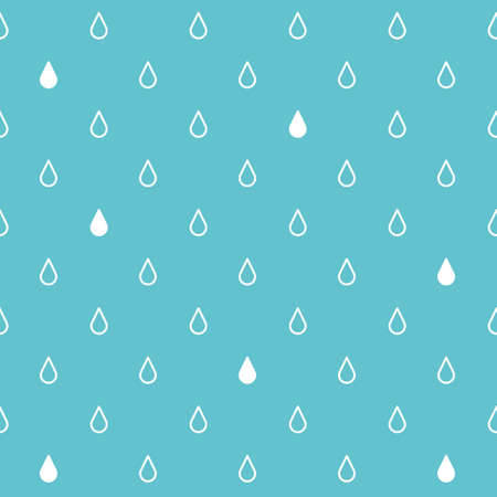 Seamless pattern with drops Rainのイラスト素材
