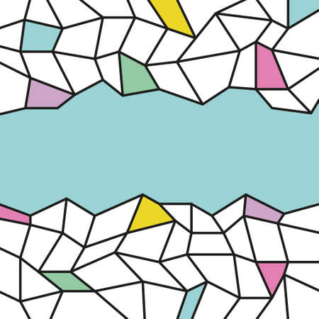 Abstract background template trendy flat style vectorのイラスト素材