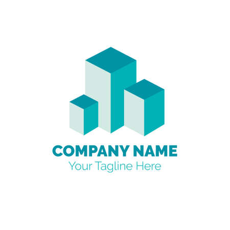 Real Estate Logo design vector template. Building Construction Development Logotype concept icon.のイラスト素材