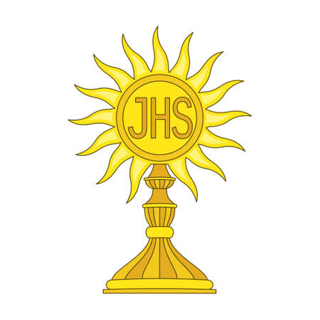 Illustration of a communion depicting traditional Christian symbol
のイラスト素材