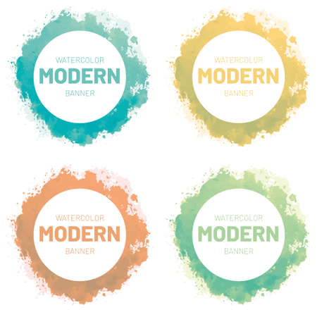 set banner. Modern art design vector illustration.のイラスト素材