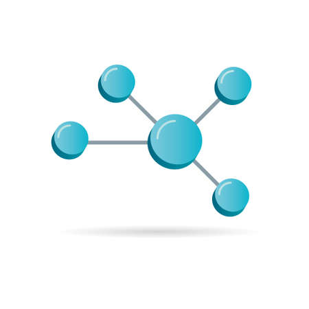 Network 3D Symbol, Vector Illustrationのイラスト素材