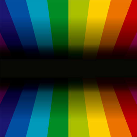 Vector rainbow colored Background illustration.のイラスト素材