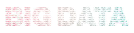 Big Data with binary texture vector illustration.