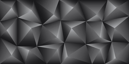 Black carbon background abstract pyramid.のイラスト素材