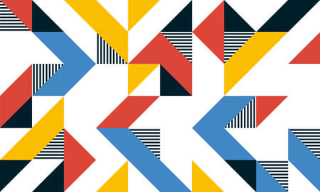 Geometry minimalistic background poster. Abstract vector pattern design in modern style.のイラスト素材