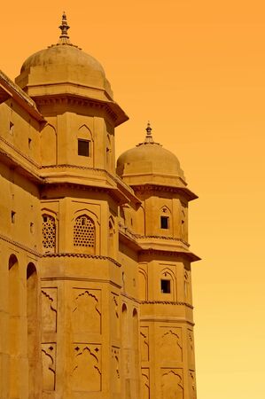 Hindu palace in the north of India.の写真素材