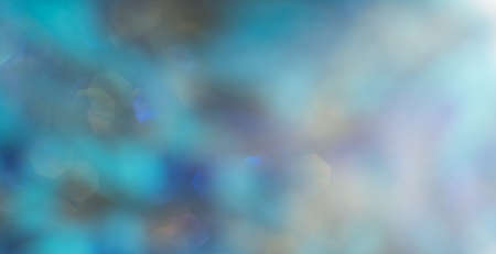 Abstract blue color blurred background with flaresの写真素材