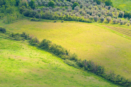 Amazing landscape near Orvieto, Italy, region Umbria