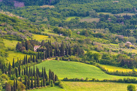 Amazing landscape near Orvieto, Italy, region Umbria.