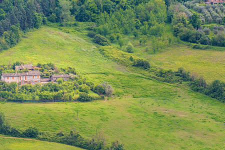 Amazing landscape near Orvieto, Italy, region Umbria.