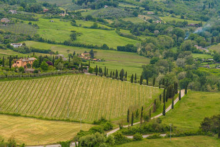 Amazing landscape near Orvieto, Italy, region Umbria.の写真素材