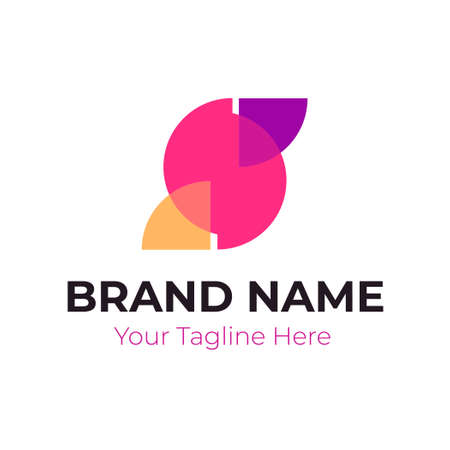 Letter S modern logo with circleのイラスト素材