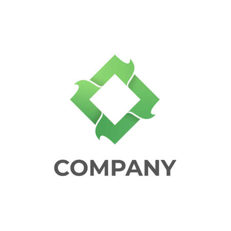 Nature recycle logoのイラスト素材